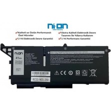 Nion Dell Latitude 7320 13 7320 13-7320 P133G,DELL Latitude 5530 3 Hücreli Notebook Batarya - Pil