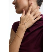 Cetaş 14 Ayar Altın Kırmızı Yonca Şahmeran