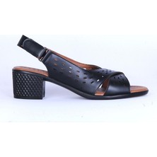 Moda Ayakkabı 548 Kadın 5cm Topuklu Sandalet Ayakkabı