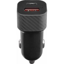 Marsilyan Araç Içi Hızlı Şarj Soketi 38W Oto Çakmaklık Type-C Araba Çakmaklık