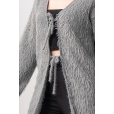 MissVina Softcloud Peluş Bağcıklı Cozy Hırka