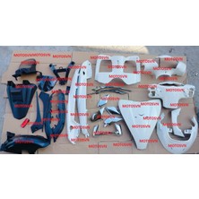 Motosvn Tvs Jupiter 125 Kaporta Seti 26 Parça Beyaz