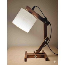 TurkuazRed Ayarlanabilir Masa,gece Lambası Krem