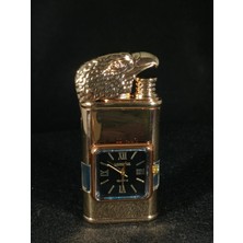 Alsepeteavm Kartal Başlı Lüks Saatli Gazlı Çakmak