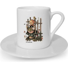 Türk Kahvesi Fincanı Vintage Dostluk Arkadaşlık Kardeşlik