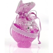 Bebek Mevlüt Şekeri - Pembe Bebek Arabası