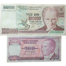 Yediotuz Digital Pazarlama 7. Emisyon 1.000.000 ve 100 Türk Lirası A Serisi Koleksiyon Kağıt Para