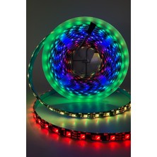 Hazar Led 12 Volt WS2811 Argb Adreslenebilir Pixel Şerit LED IP20 Iç Mekan Magic LED 60 Ledli 5 Metre