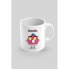 Donuts Baskılı Kupa Bardak