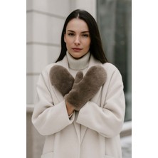 Remsa Kadın Peluş Eldiven Eld-32 Vizon