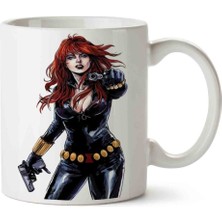 Black Widow 222 Porselen Kupa Bardak