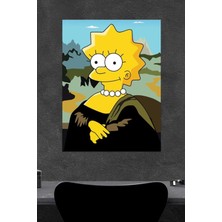 Simpsons Ahşap Poster (27X18)