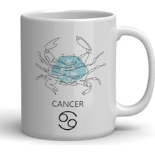 Yengeç Burcu Baskılı Kupa