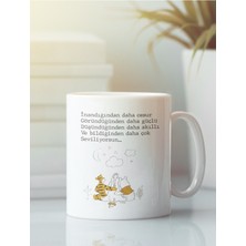 Beyaz Kupa Bardak Winnie Arkadaşlık Dostluk Kardeşlik