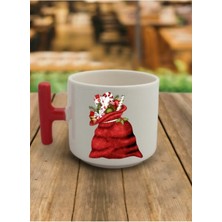 En Güzel Hediye Kırmızı T Kulp Yeni Yıl Çay Fincan Modelleri