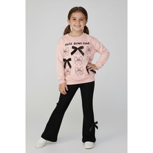 Kız Fiyonklu Tayt Takım 25KDMB9886