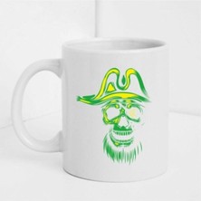 Kuru Kafa Desenli Baskılı Kupa/bardak