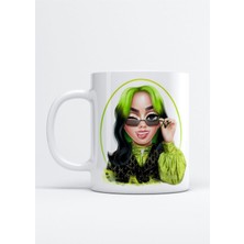 Billie Eilish Baskılı Porselen Kupa Bardak