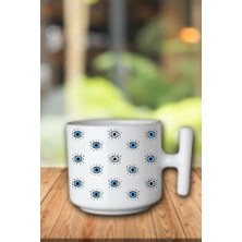 Nazarlı Beyaz T Kulp Fincan Modelleri