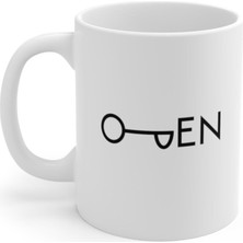 Open Baskılı Kupa Bardak