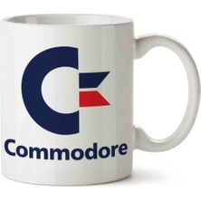 Commodore Porselen Kupa Bardak