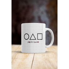 Squid Game Daire Üçgen Kare Kupa Bardak