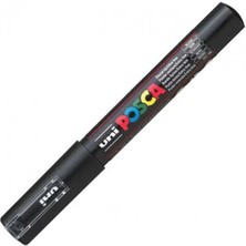 Uni-Ball Posca Pc-1m Boya Sanatı Markör Kalemi Siyah ( 2 Adet)