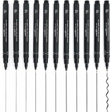 Uni-Ball Uni Ball Pin 0,5 Teknik Çizim Kalemi Siyah (1 Adet)