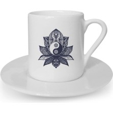 Türk Kahvesi Fincanı Kutsal Geometri Yoga Meditasyon