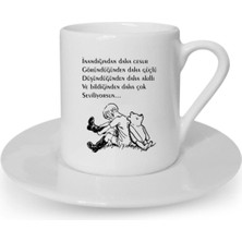 Türk Kahvesi Fincanı Winnie The Pooh Dostluk Arkadaşlık Kardeşlik
