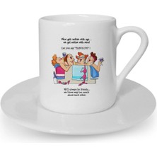 Türk Kahvesi Fincanı Arkadaşlık Kardeşlik Dostluk