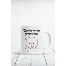 Güzelinmiyim Gerçekten Baskılı Kupa Bardak