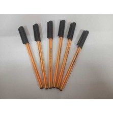 Pensan Tükenmez Kalem Kapaklı Siyah Office Pen 10-10 ( 6 Adet )