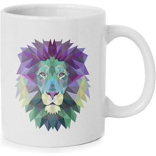 Aslan Logolu Baskılı Kupa/bardak