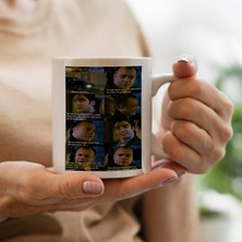 Kurtlar Vadisi Polat ve Süleyman Çakır Sahne Baskılı Kupa Bardak