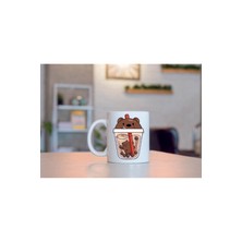 Ayı Cappuccino Tasarımlı Kupa Hediyelik Eşya Hediyelik Kupa