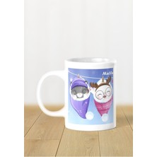 Hediyelik Yeniyıl / Yılbaşı / Noel Baba Baskılı Kupa Bardak