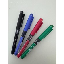 Pilot Roller Kalem Signo Pen Imza Kalemi Yeşil Kırmızı Siyah Mavi (4 Adet)