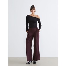 Lc Waikiki Yeni Sezon Loose Fit Geniş Paça Kadın Pileli Pantolon