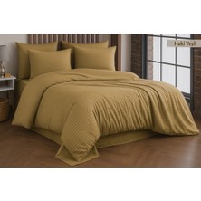 Moon Secret Premıum Haki Yeşil Renk Pamuk Saten Çift Kişilik Nevresim Takımı