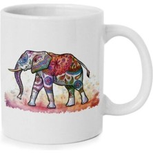 Fil Baskılı Hediye Kupa Bardak