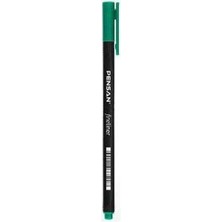 Pensan Fineliner Keçeli Kalem 0.4 mm Yeşil (10 Adet)