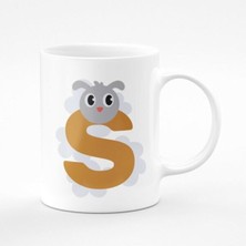 S Harfli Çocuklar Için Baskılı Kupa