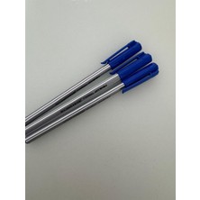 Pensan Tükenmez Kalem Triball 1.0 mm Bilye Uç Mavi (3 Adet)