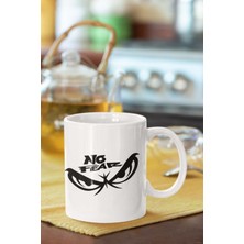 Sinirli Bakan Göz No Fear Baskılı Porselen Kupa Bardak