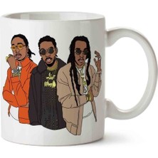 Migos 2 Porselen Kupa Bardak