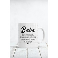 Iyi Ki Babamsın Baskılı Kupa Bardak