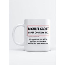 Michael Scott Paper Company Dunder Mifflin We Guarantee The Office Kupa Bardak