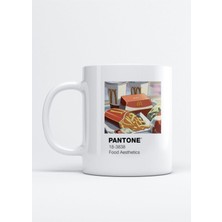 Pantone Food Aesthetics Baskılı Porselen Kupa Bardak