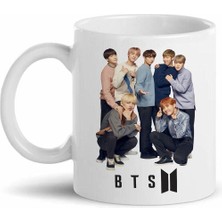 Bts Tasarımlı Baskılı Kupa Bardak D06
